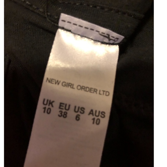 New Girl Order oversized Christmas wishes  values tee made in UK NWT - Picture 5 of 7